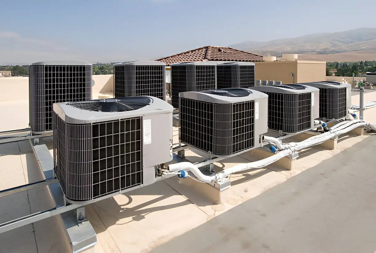 Air Conditioning Contractor in Orlando repairing a broken outdoor AC unit
